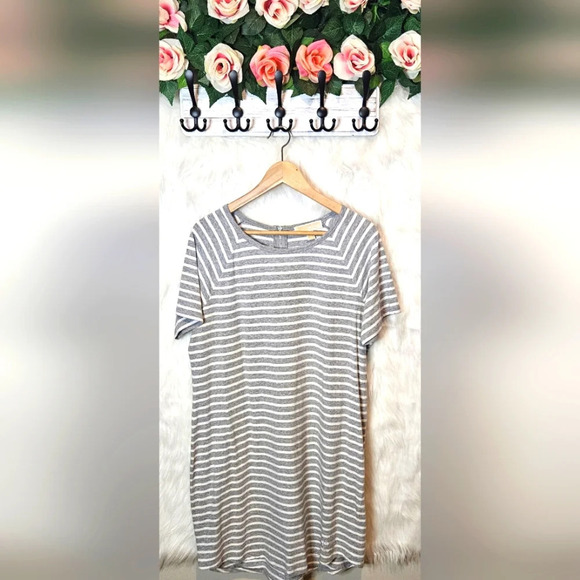 MICHAEL Michael Kors Other - Michael Kors Striped Cotton Night Dress w/ Jeweled MK Logo